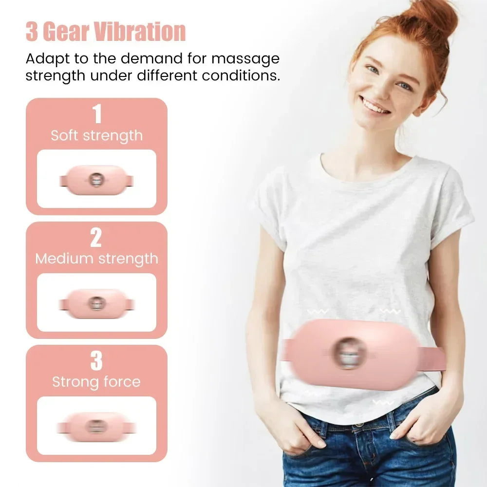 Portable Heating Belt for Period Pain Relief & Stomach Comfort - Hermony Essentials