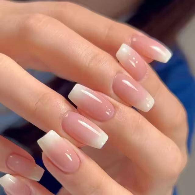 French Gradient Nails Ballerina Nail Waterproof. - Hermony Essentials