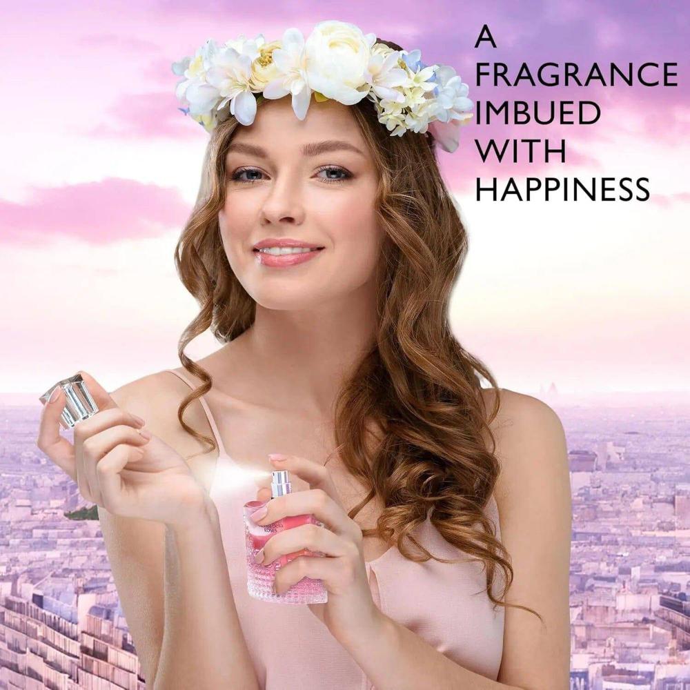 La Vida Bella Roses for Women Eau De Parfum - Floral Amber Fragrance - Hermony Essentials