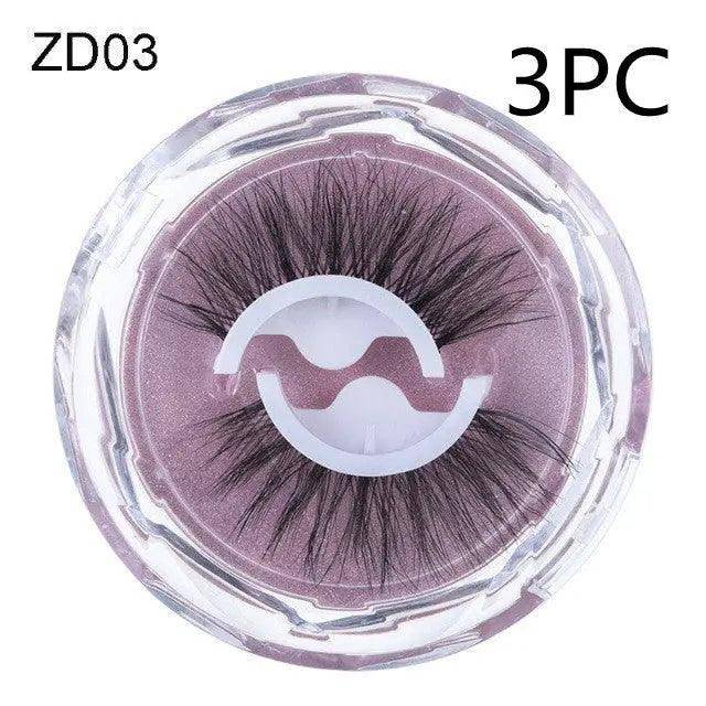 Self-adhesive Reusable Glue-free Eye Lashes With Natural Curl - Hermony Essentials